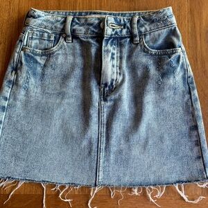 Pacsun Light Wash Denim Skirt - Size 22/XXS